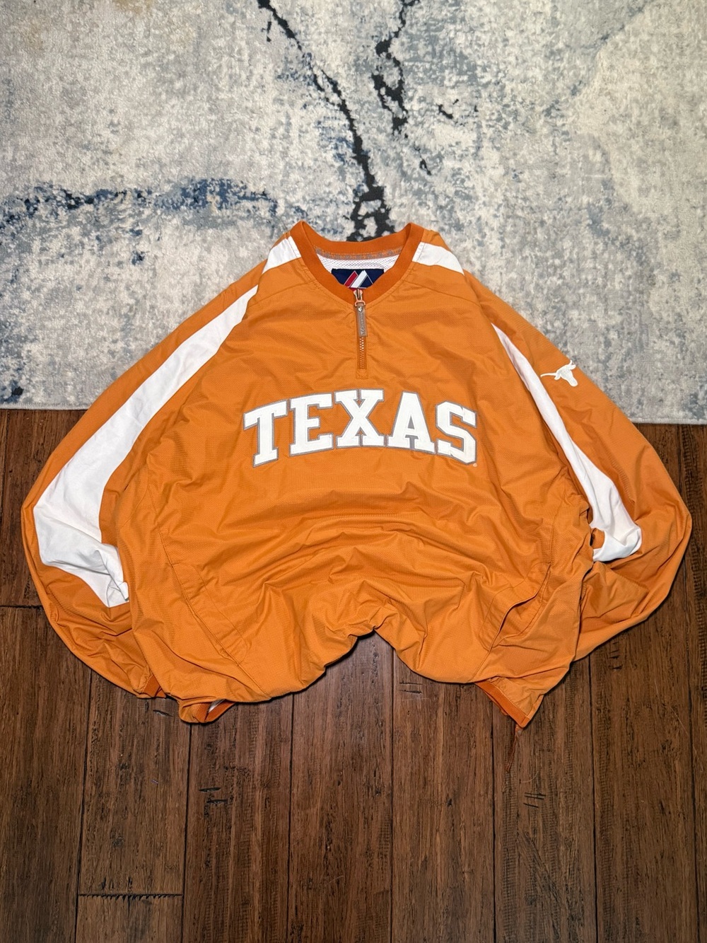 Vintage Texas Longhorns Majestic Quarter Zip Pullover Jacket – Size XL